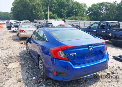 2016 Honda Civic Lx from USA, damaged, VIN 19XFC2F54GE084874